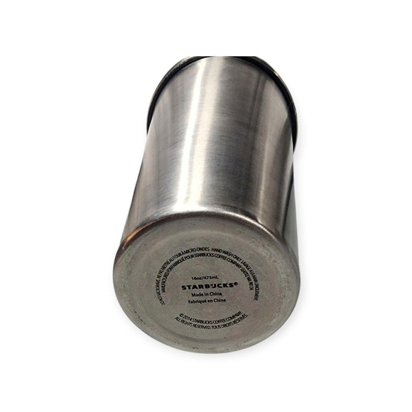 Starbucks Stainless Steel 16oz Reusable Tumbler with Straw - Silver - Picture 3 of 4
